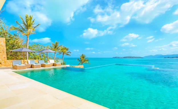 Ultra Luxury Beachfront Pool Villa on Choeng Mon Bay