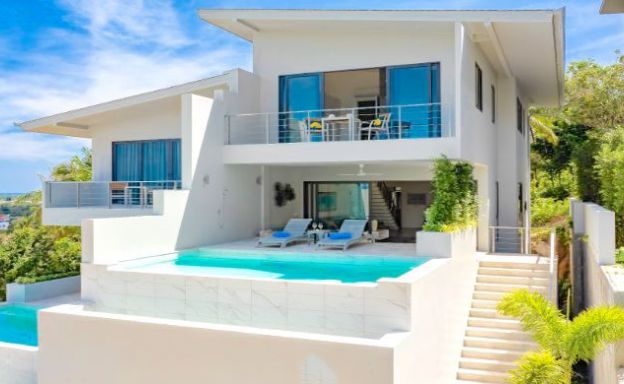 New Luxury 3-4 Bed Ocean View Villas by Bangrak Bay