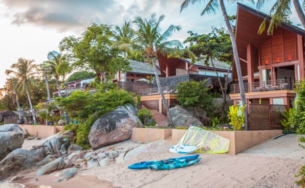Tropical Luxury 5 Bedroom Beachfront Villa in Lamai