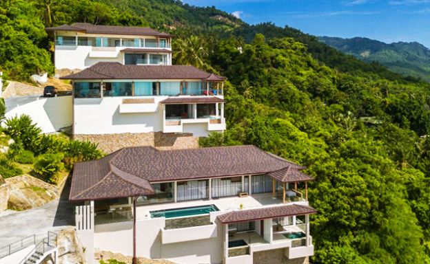 Tropical Modern 5 Bedroom Villa on Lamai Hillside