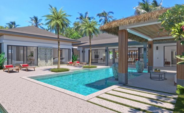 Beautiful 3-4 Bed Luxury Bali Pool Villas in Maenam