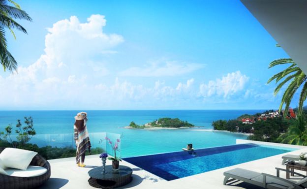 Luxury 4 Bed Sea View Villas by Choeng Mon Beach