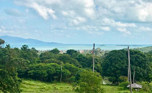 Beautiful Koh Samui Sea view Land for Sale in Bophut