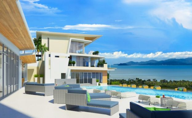 Unique Samui Sea view Luxury Penthouse in Maenam