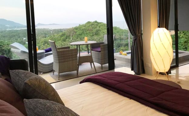 Sunset Sea view 3 Bedroom Luxury Villa in Laem Set