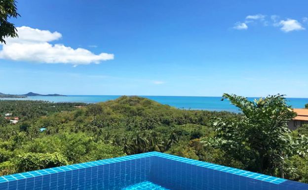 Sunset Sea view 3 Bedroom Luxury Villa in Laem Set