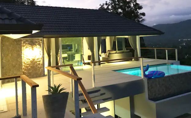 Sunset Sea view 3 Bedroom Luxury Villa in Laem Set