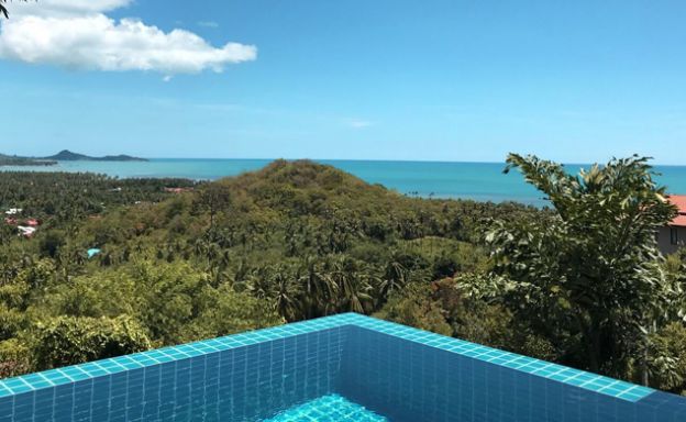 Sunset Sea view 3 Bedroom Luxury Villa in Laem Set