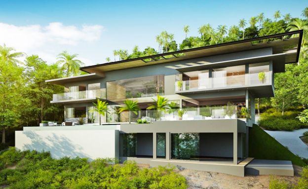 Ultra-Luxury 5 Bedroom Sea view Villa in Chaweng Noi