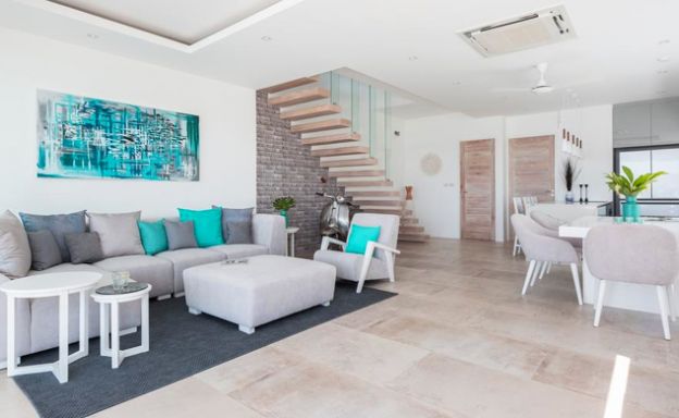 Sunset Sea view 4-Bed Luxury Villa by Plai Laem Beach