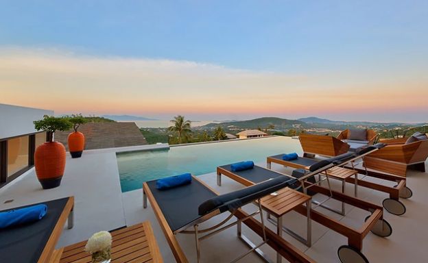 Iconic 6 Bed Luxury Sea view Villa Resort in Bophut