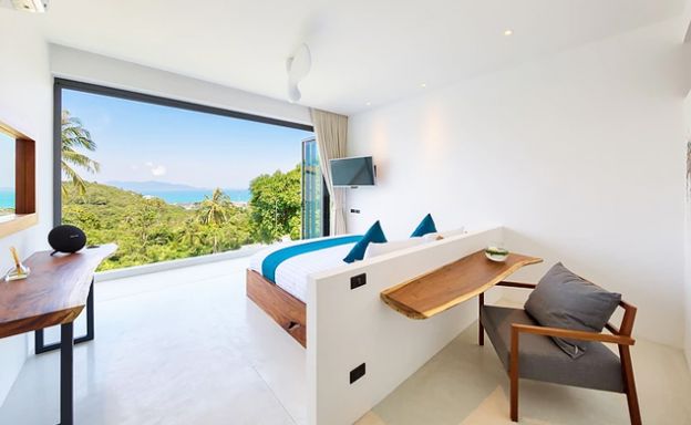 Iconic 6 Bed Luxury Sea view Villa Resort in Bophut