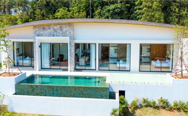 Modern 3 Bedroom Sea View Villas for Sale in Maenam