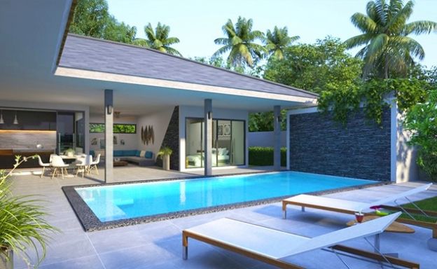 Affordable Modern 2-3 Bed Pool Villas for Sale in Lamai