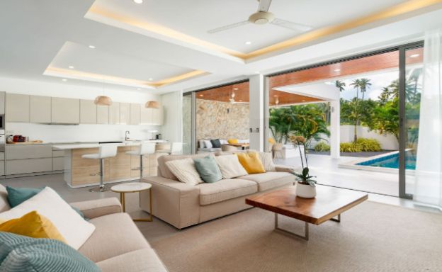 New Modern 3 Bedroom Detached Pool Villa in Bophut