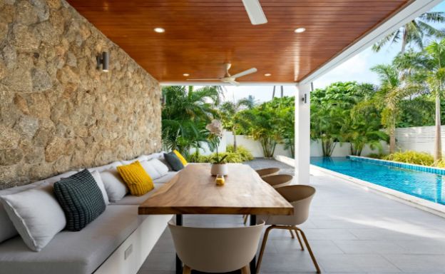 New Modern 3 Bedroom Detached Pool Villa in Bophut