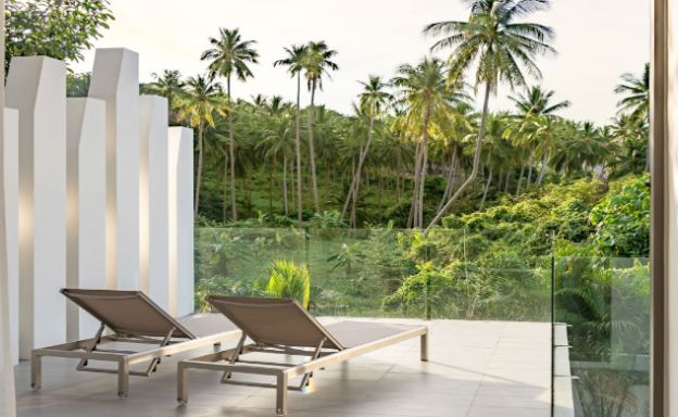 New Modern 3 Bedroom Detached Pool Villa in Bophut