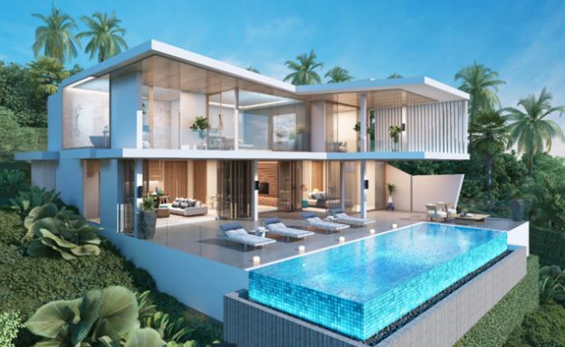 New Ultra Modern Luxury Sea view Villas in Bophut Hills