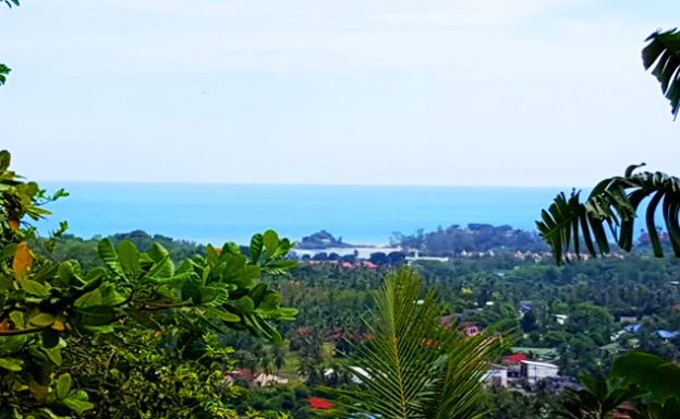 Premium Sea view Land for Sale on Plai Laem Hillside