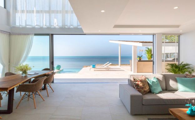 New Beachfront 3 Bed Luxury Villa on Bophut Beach