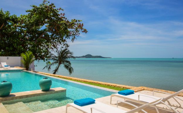 New Beachfront 3 Bed Luxury Villa on Bophut Beach