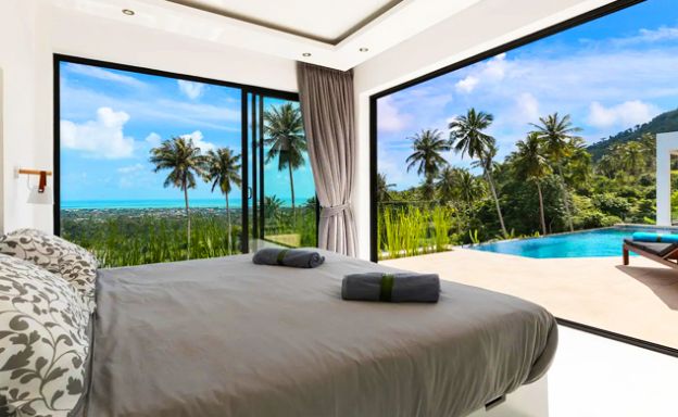 New Modern 3 Bed Private Pool Villa in Chaweng Hills