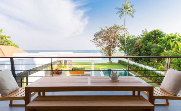 Beachfront 7 Bed Villa on Peaceful Laem Sor Beach