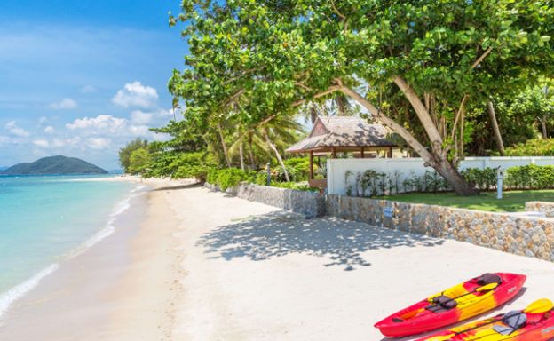 Beachfront 7 Bed Villa on Peaceful Laem Sor Beach