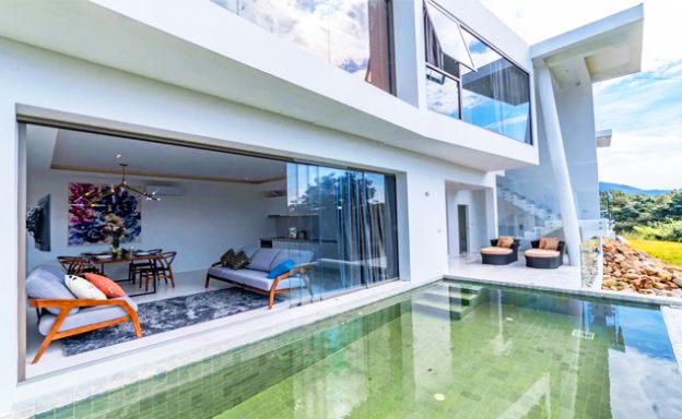 Two Luxury Sea View Villas 2 Bedrooms in Koh Phangan Hills