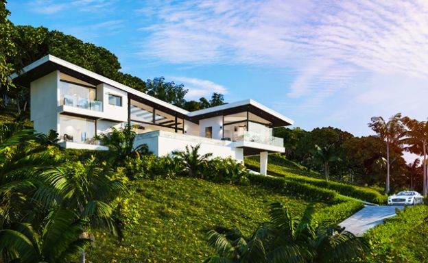 Modern Design 3 Bed Sea View Villas in Choeng Mon