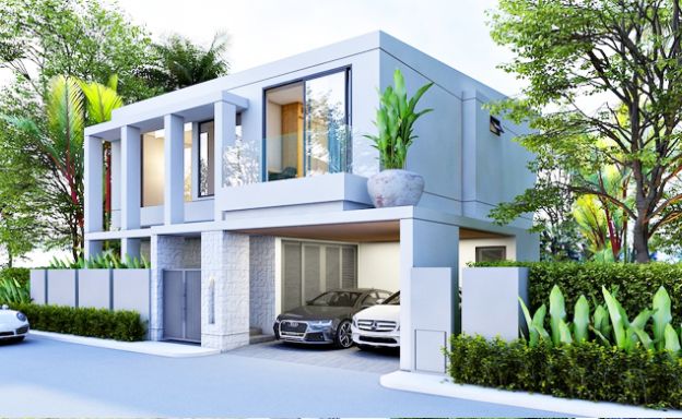 Contemporary 3 Bed Pool Villas for Sale in Chaweng