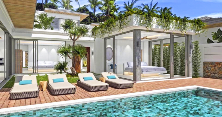 New 2-3 Bedroom Bali Luxury Pool Villas in Bophut-9