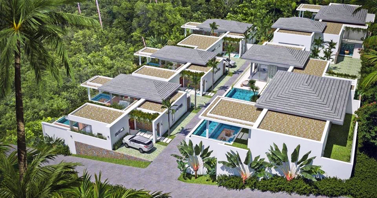 New 2-3 Bedroom Bali Luxury Pool Villas in Bophut-21