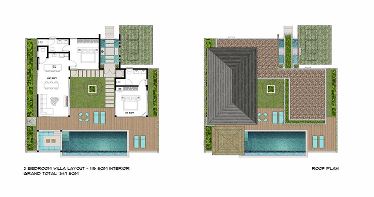 New 2-3 Bedroom Bali Luxury Pool Villas in Bophut-24