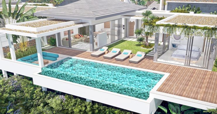 New 2-3 Bedroom Bali Luxury Pool Villas in Bophut-13