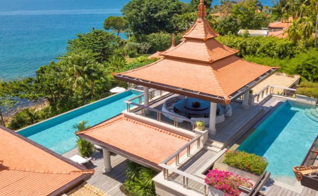 Magnificent 6 Bedroom Oceanfront Mansion in Phuket