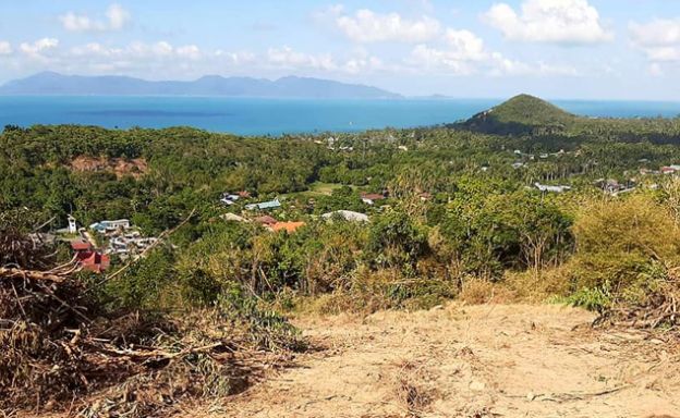 Pristine Sea view Land for Sale on Ban Tai Hillside