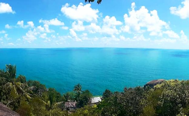 Close-up Panoramic Sea view Land Plot on Crystal Bay