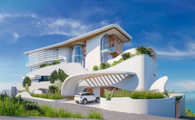 Contemporary 6 Bed Luxury Sea view Villa in Bang Por