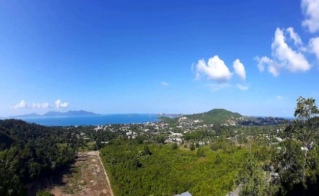 Panoramic Sea view Land for Sale on Bophut Hillside