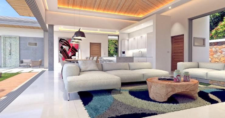 New Luxury 4 Bed Bali Sea-view Villas in Bophut Hills-16