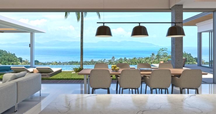 New Luxury 4 Bed Bali Sea-view Villas in Bophut Hills-13