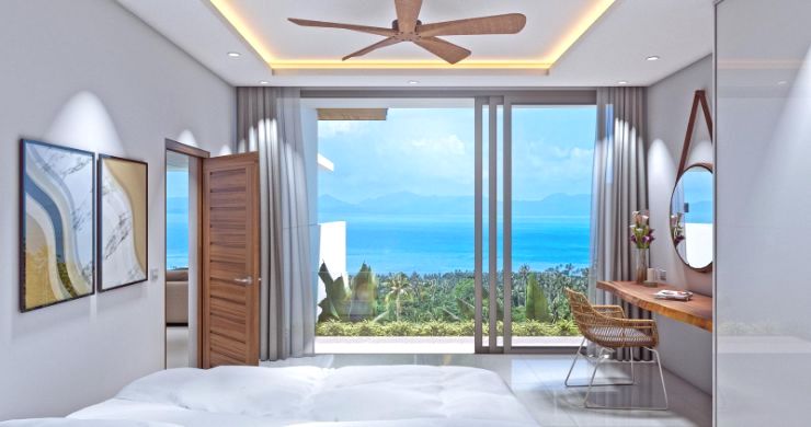 New Luxury 4 Bed Bali Sea-view Villas in Bophut Hills-14