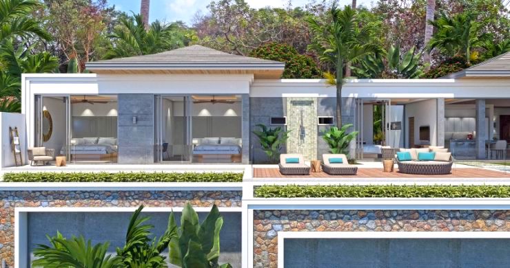 New Luxury 4 Bed Bali Sea-view Villas in Bophut Hills-5