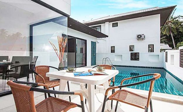 Modern 3 Bedroom Pool Villa 300m to Ban Tai Beach