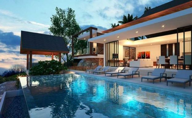 Asian Style Luxury 3 Bedroom Villa for Sale in Lamai