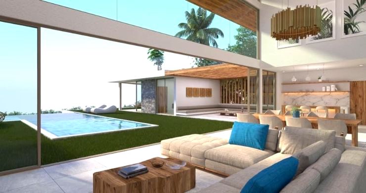 Gorgeous 4 Bed Luxury Sea View Villas in Chaweng Noi-2