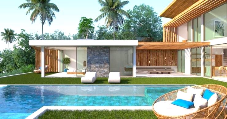 Gorgeous 4 Bed Luxury Sea View Villas in Chaweng Noi-5