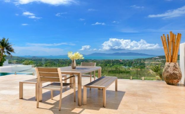 Luxury 4-5 Bedroom Sea View Villa in Bophut Hillside