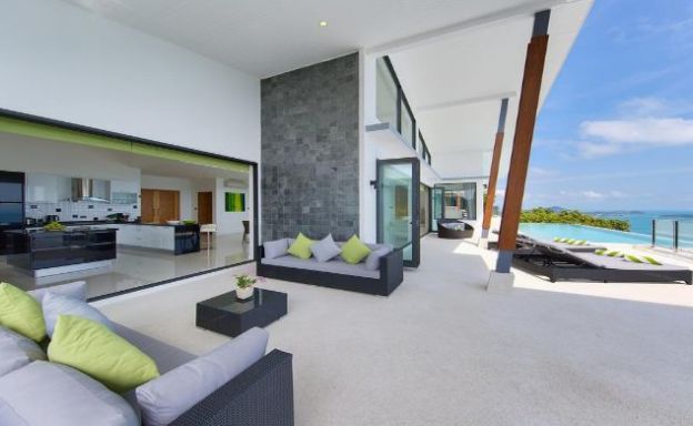 Pristine 4 Bed Luxury Sea View Villa in Chaweng Noi